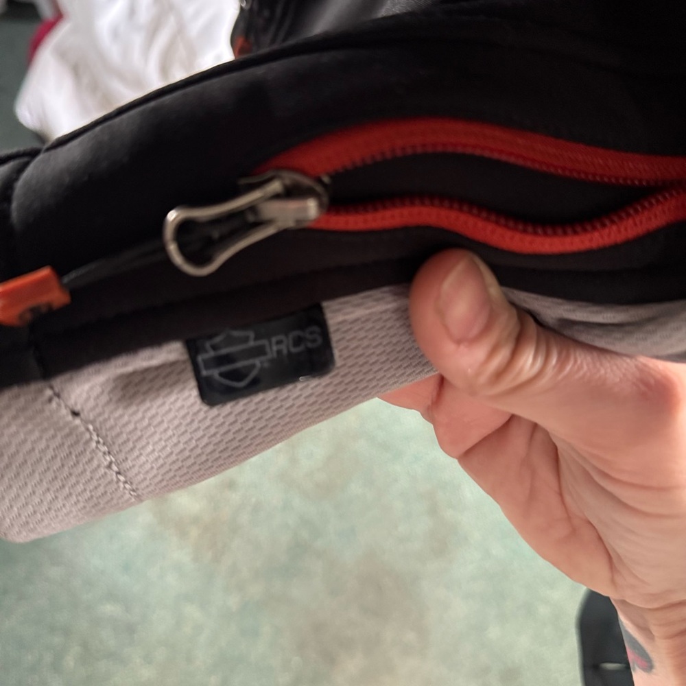 Harley Davidson Shell Jacket. Missing Snap On Hood - image 3